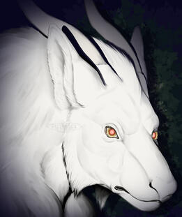 Personal work of dragon oc digital drawing of a dragon inspired by low quality photos with camera flash on